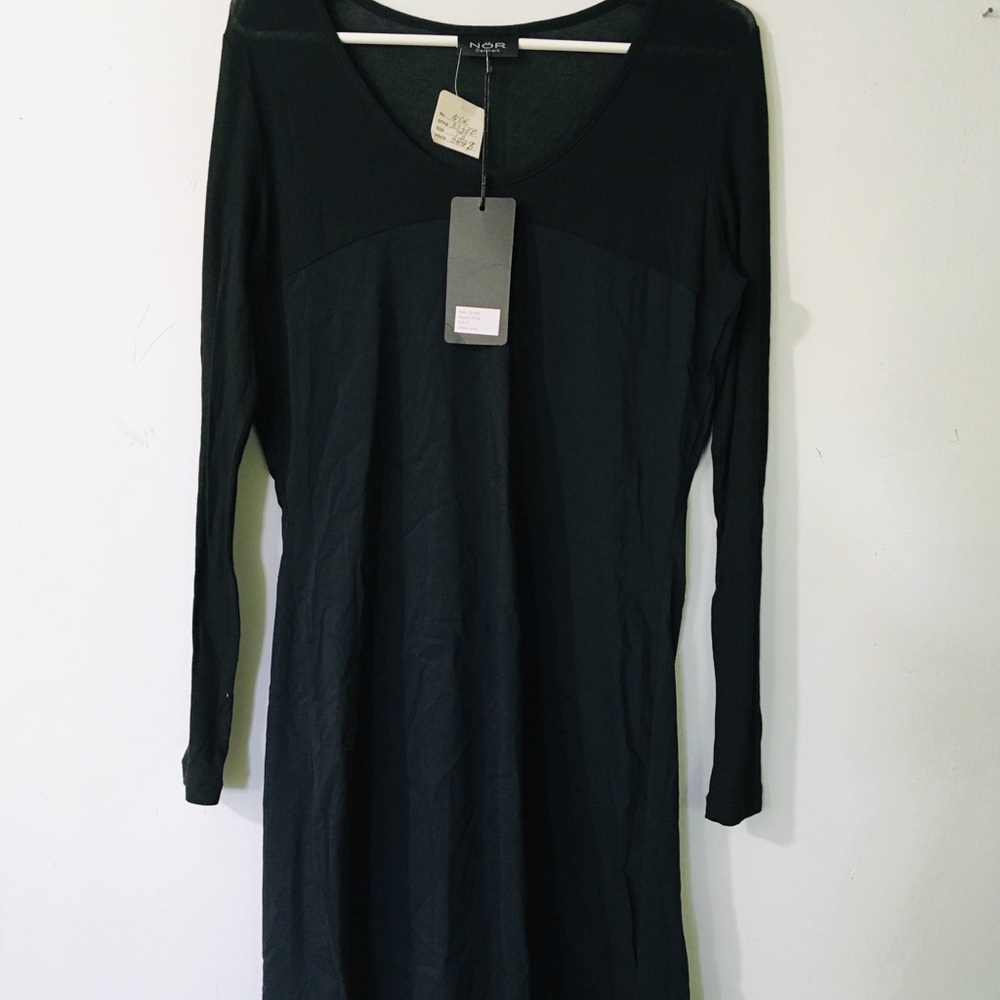 NOR DEMMARK VEGA DRESS SIZE 3 Grey/Blk 33460 NWT